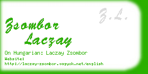 zsombor laczay business card